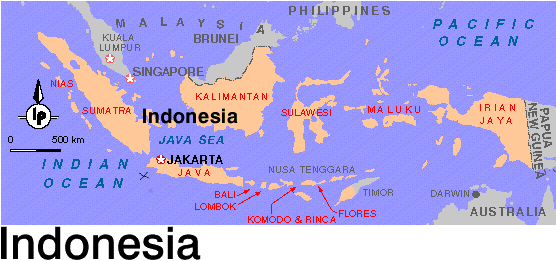 Indonesia map